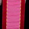 The Ribbon People Pink and Red Taffeta Gathered Wire Craft Ribbon 1.5" x 27 Yards